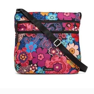 Vera Bradley Triple Zip Hipster Crossbody Bag